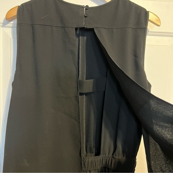 BCBG Maxazria Sleeveless Draped Dressy Sequin,Wide Leg Jumpsuit, Size Large, NWT - Picture 7 of 16